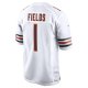 Men's Chicago Bears Justin Fields Nike White Game Jersey