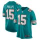 Men's Miami Dolphins Jaelan Phillips Nike Aqua Alternate Game Jersey