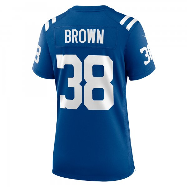 Women's Indianapolis Colts Pharaoh Brown Nike Royal Game Player Jersey