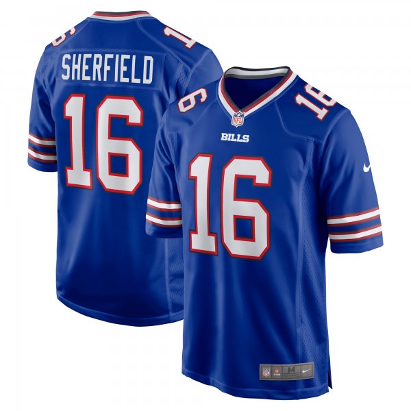 Men's Buffalo Bills Trent Sherfield Nike Royal Game Player Jersey