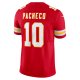 Men's Kansas City Chiefs Isiah Pacheco Nike Red Vapor F.U.S.E. Limited Jersey