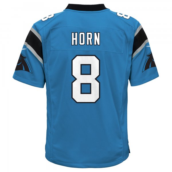 Youth Carolina Panthers Jaycee Horn Nike Blue Game Jersey