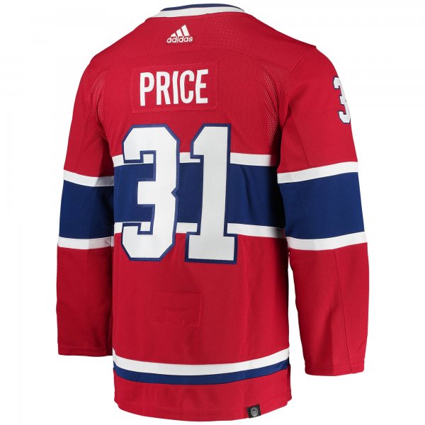 Men's Montreal Canadiens Carey Price adidas Red Home Primegreen Player Jersey