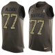 Nike Las Vegas Raiders #77 Lyle Alzado Green Men's Stitched NFL Limited Salute To Service Tank Top Jersey