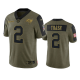 Tampa Bay Buccaneers Kyle Trask Olive 2021 Salute To Service Men's Limited NFL Jersey