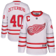 Detroit Red Wings #40 Henrik Zetterberg White Centennial Classic Stitched NHL Jersey