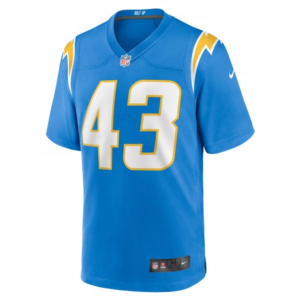 Men's Los Angeles Chargers Troy Dye Nike  Powder Blue  Game Jersey