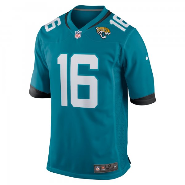 Youth Jacksonville Jaguars Trevor Lawrence Nike Teal Game Jersey