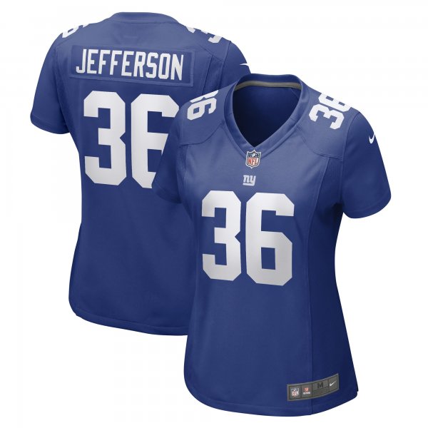 Women's New York Giants Tony Jefferson Nike Royal Game Player Jersey