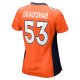 Women's Denver Broncos Randy Gradishar Nike  Orange  Retired Player Game Jersey