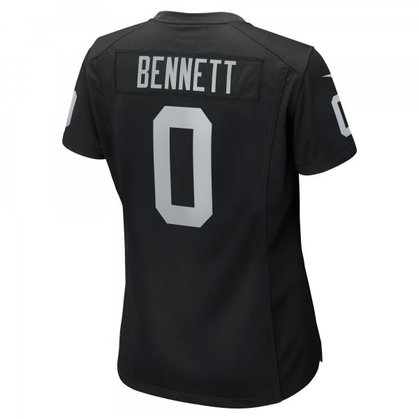 Women's Las Vegas Raiders Jakorian Bennett Nike  Black Team Game Jersey