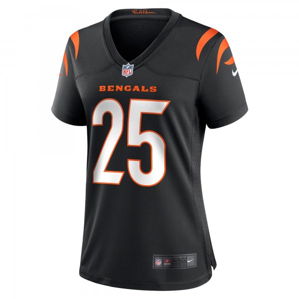 Women's Cincinnati Bengals Chris Evans Nike Black Game Jersey