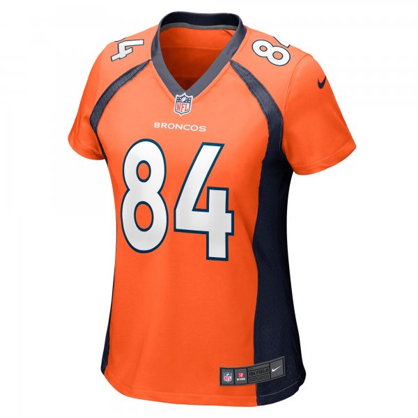 Women's Denver Broncos Chris Manhertz Nike Orange Game Player Jersey