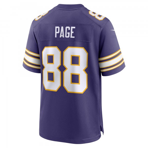 Men's Minnesota Vikings Alan Page Nike Purple Classic Retired Player Jersey