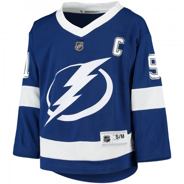 Youth Tampa Bay Lightning Steven Stamkos Blue Home Replica Player Jersey