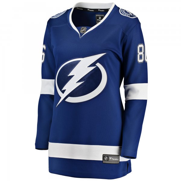 Women's Tampa Bay Lightning Nikita Kucherov Fanatics Blue Breakaway Player Jersey