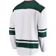 Men's Minnesota Wild Fanatics White Breakaway Away Jersey