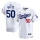 Men's Los Angeles Dodgers #50 Mookie Betts Nike White Home Limited Player Jersey