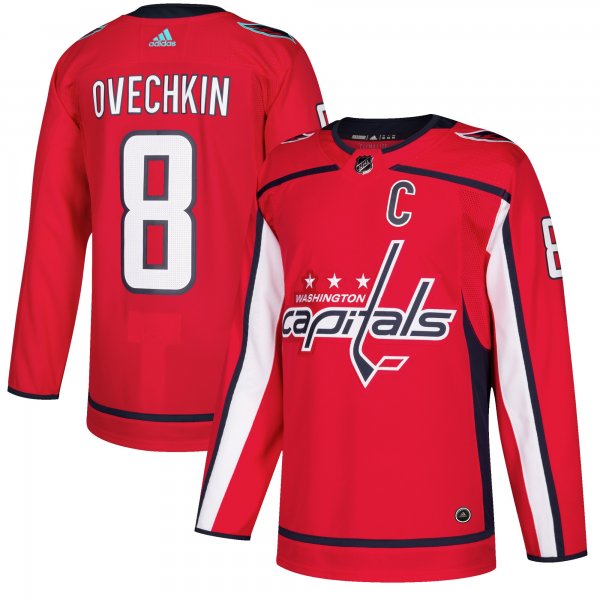 Men's Washington Capitals Alexander Ovechkin adidas Red Player Jersey