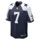 Men's Dallas Cowboys Trevon Diggs Nike Navy Alternate Game Jersey