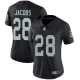 Las Vegas Raiders #28 Josh Jacobs Black Team Color Women's Stitched Nike NFL Vapor Untouchable Limited Jersey