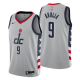 Men's Washington Wizards #9 Deni Avdija Gray 2020-21 City Edition NBA Jersey