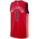 Unisex New Orleans Pelicans Zion Williamson Jordan Brand Red Swingman Jersey - Statement Edition