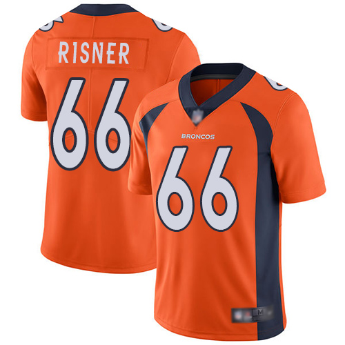 Men's Nike Denver Broncos #66 Dalton Risner Limited Orange NFL Home Vapor Untouchable NFL Jersey