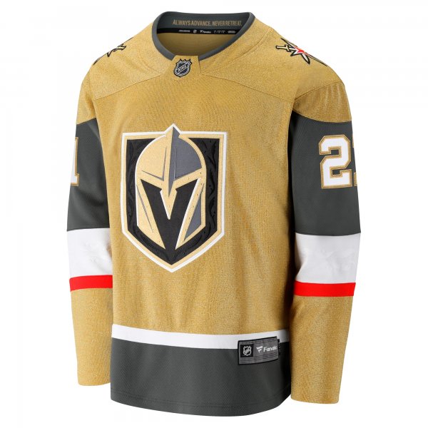 Men's Vegas Golden Knights Brett Howden Fanatics Gold Home Premier Breakaway Player Jersey