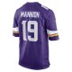 Men's Minnesota Vikings Sean Mannion Nike  Purple  Game Jersey