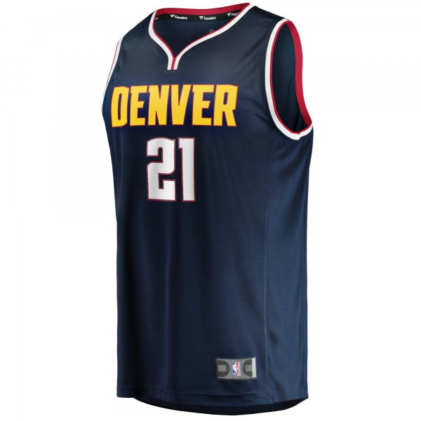 Men's Denver Nuggets Collin Gillespie Fanatics Navy Fast Break Player Jersey - Icon Edition