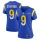 Women's Los Angeles Rams Matthew Stafford Nike Royal Game Jersey