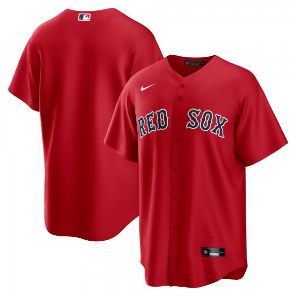 Men's Boston Red Sox Nike Red Alternate Replica Team Jersey