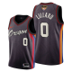 Men's Nike Portland Trail Blazers #0 Damian Lillard Black 2021 NBA Playoffs Jersey