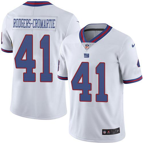 Nike New York Giants #41 Dominique Rodgers-Cromartie White Men's Stitched NFL Limited New Color Rush Jersey