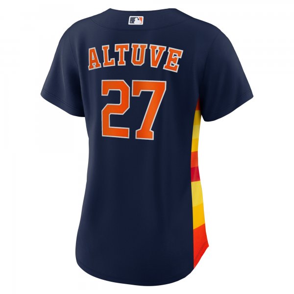 Women's Houston Astros Jose Altuve Nike Navy Alternate Replica Player Jersey