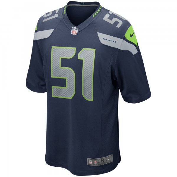 Men's Seattle Seahawks Lofa Tatupu Nike College Navy Game Retired Player Jersey