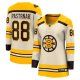 Women's Boston Bruins David Pastrnak Fanatics Cream 100th Anniversary Premier Breakaway Player Jersey