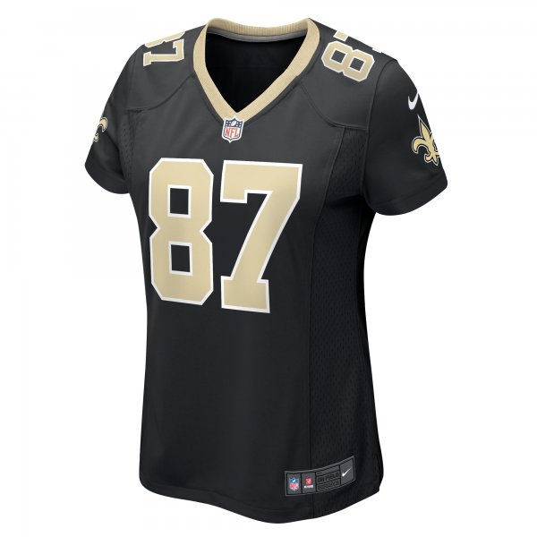 Women's New Orleans Saints Foster Moreau Nike  Black Team Game Jersey