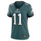 Women's Philadelphia Eagles A.J. Brown Nike Midnight Green Team Game Jersey