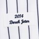 Men's New York Yankees Derek Jeter Mitchell & Ness White 2014 Cooperstown Collection Throwback Jersey