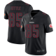 San Francisco 49ers #85 George Kittle Black Men's Stitched NFL Limited Rush Impact Jersey