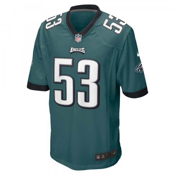 Men's Philadelphia Eagles Shaquille Leonard Nike Midnight Green  Game Jersey