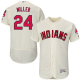 Cleveland Indians #24 Andrew Miller Cream Flexbase Collection Stitched MLB Jersey