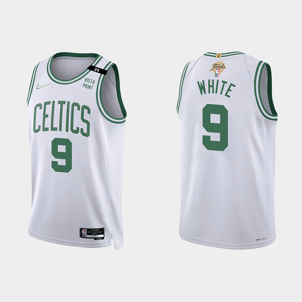 Boston Celtics 2022 NBA Finals #9 Derrick White Association White Nike Jersey