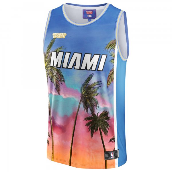 Unisex Miami Heat NBA & KidSuper Studios by Fanatics Blue Hometown Jersey