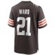 Men's Cleveland Browns Denzel Ward Nike Brown Player Game Jersey