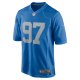 Men's Detroit Lions Aidan Hutchinson Nike Blue Player Game Jersey