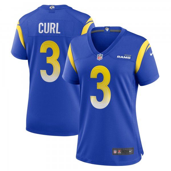 Women's Los Angeles Rams Kamren Curl Nike  Royal Team Game Jersey