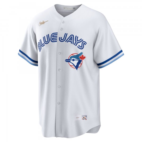 Men's Toronto Blue Jays Nike White Home Cooperstown Collection Team Jersey